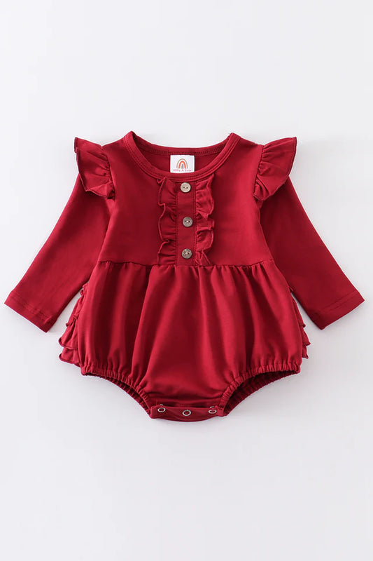 Red Ruffle Bubble