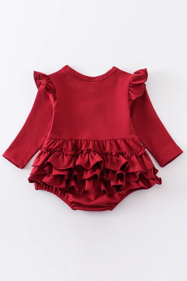 Red Ruffle Bubble