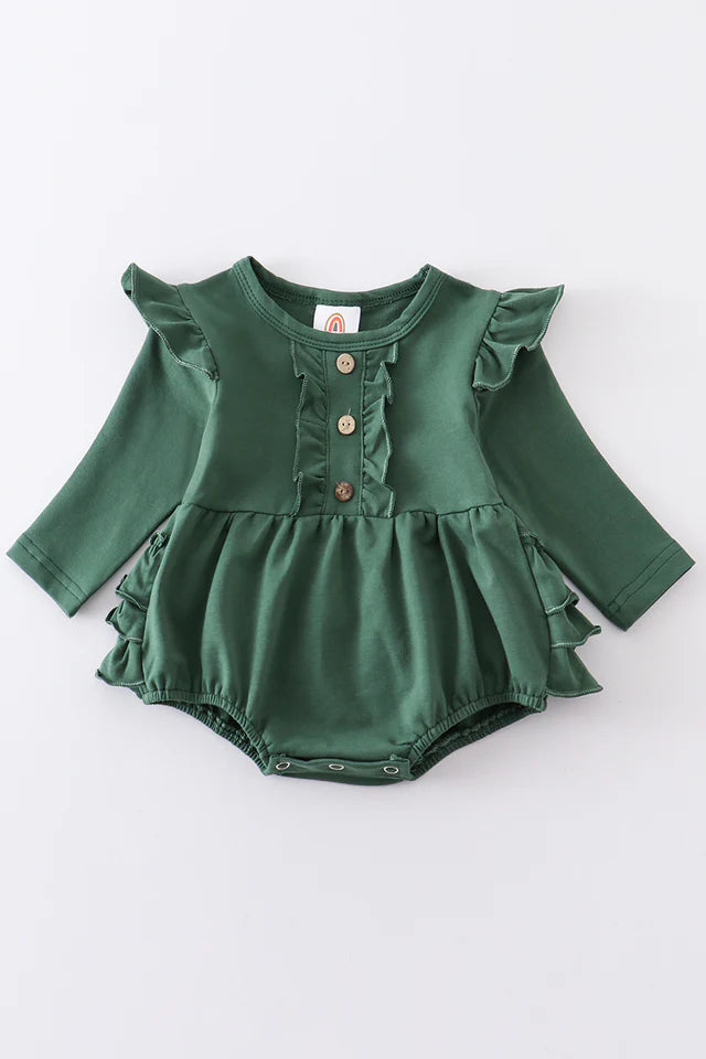 Green Ruffle Bubble