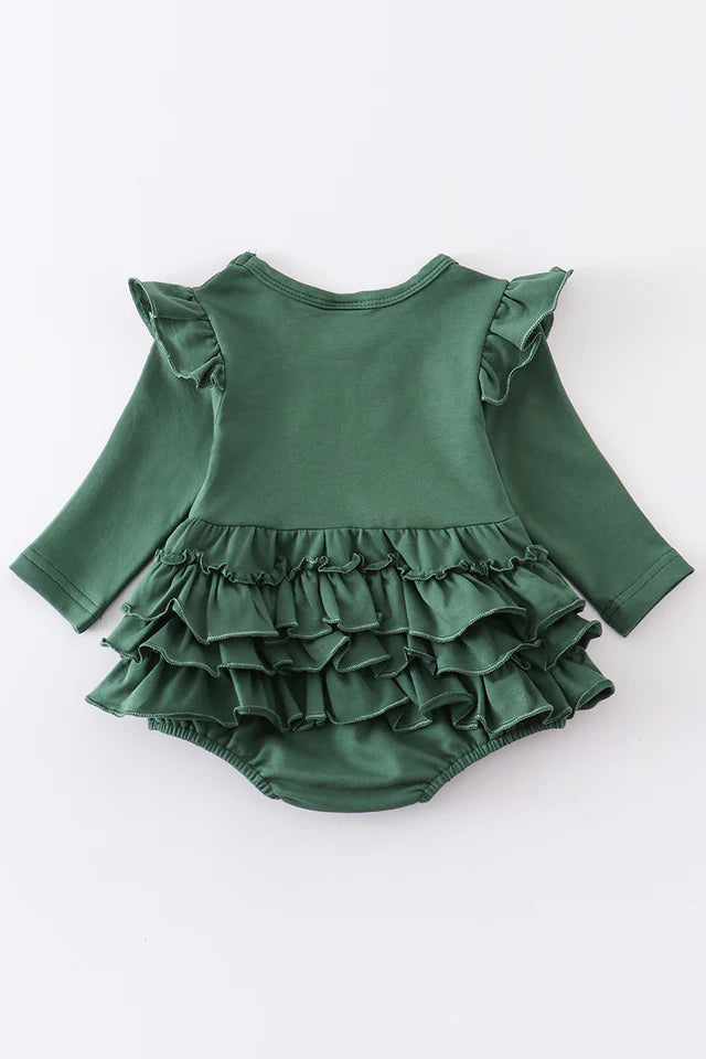 Green Ruffle Bubble