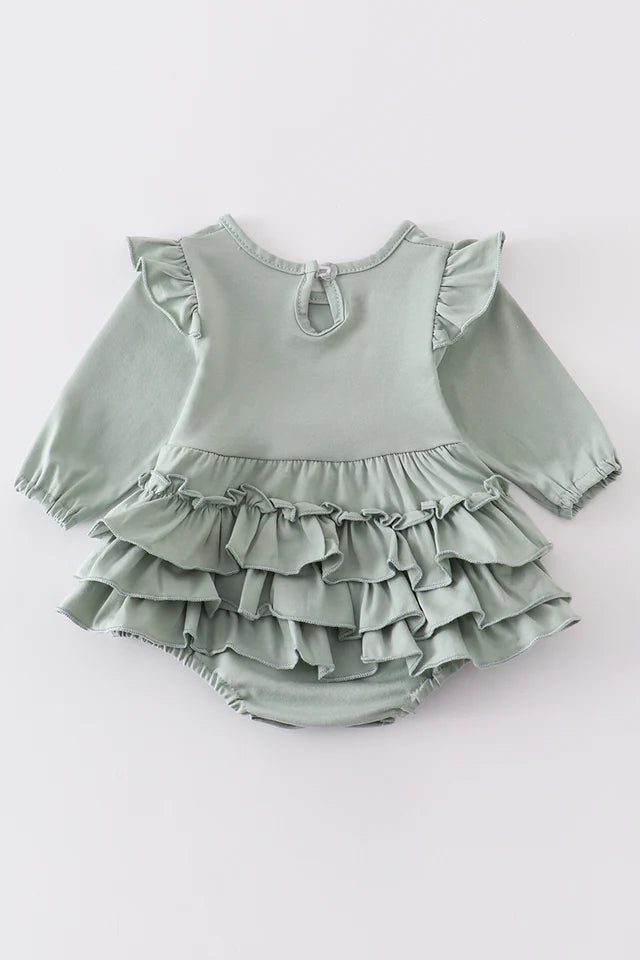 Sage Ruffle Bubble