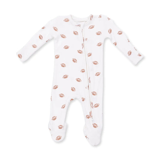 Mini Footballs Zipper Footie