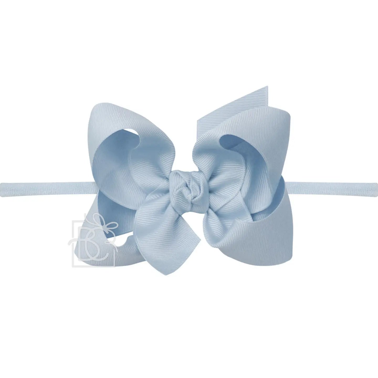 4.5" Headband w/Bow - Millennium Blue