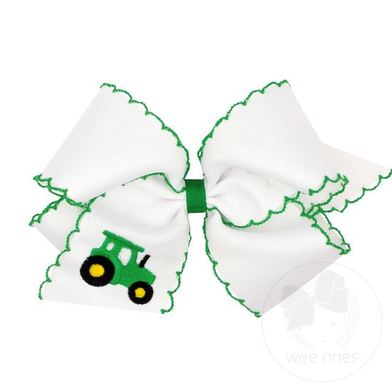 King Tractor Hair Bow