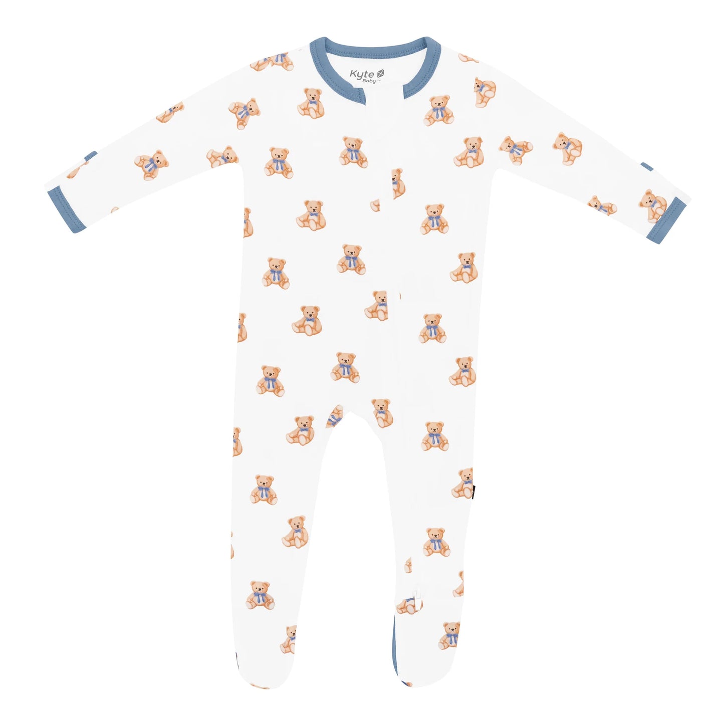 Kyte Zippered Footie - Teddy Bear