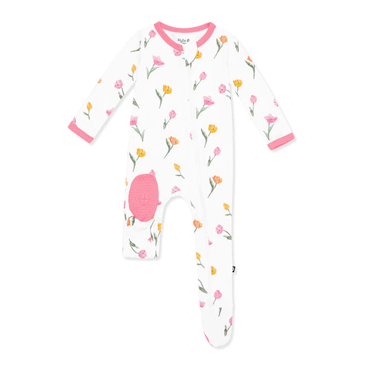 Kyte Zippered Footie - Tulip