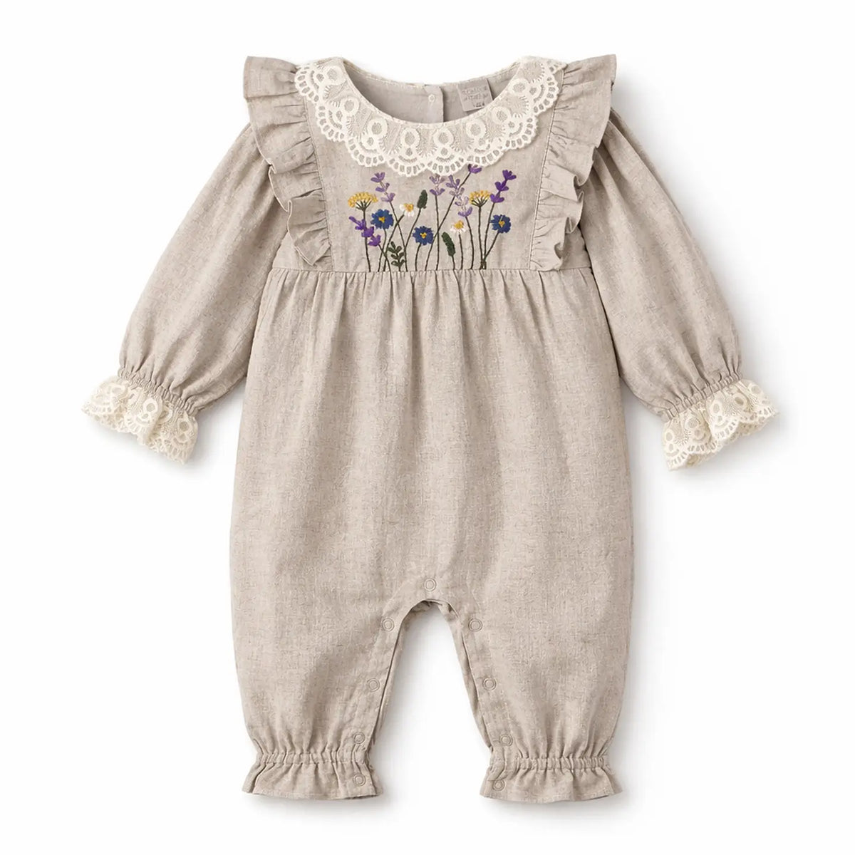 Wildflower Linen Romper