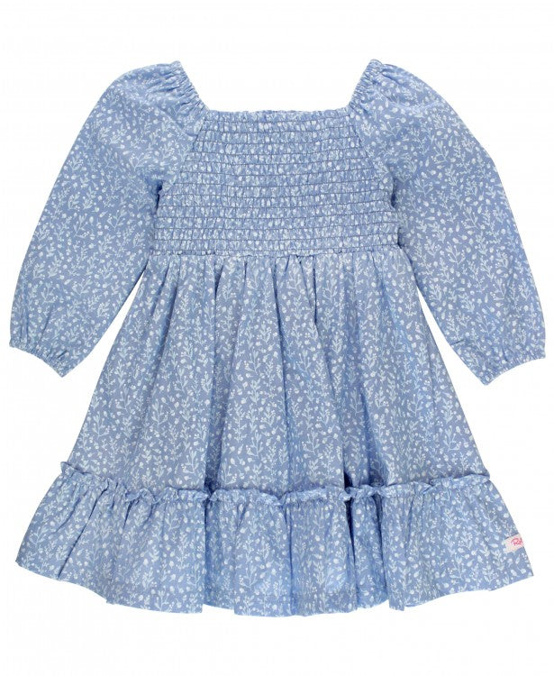 Woodland Berry Frost Smocked Dress