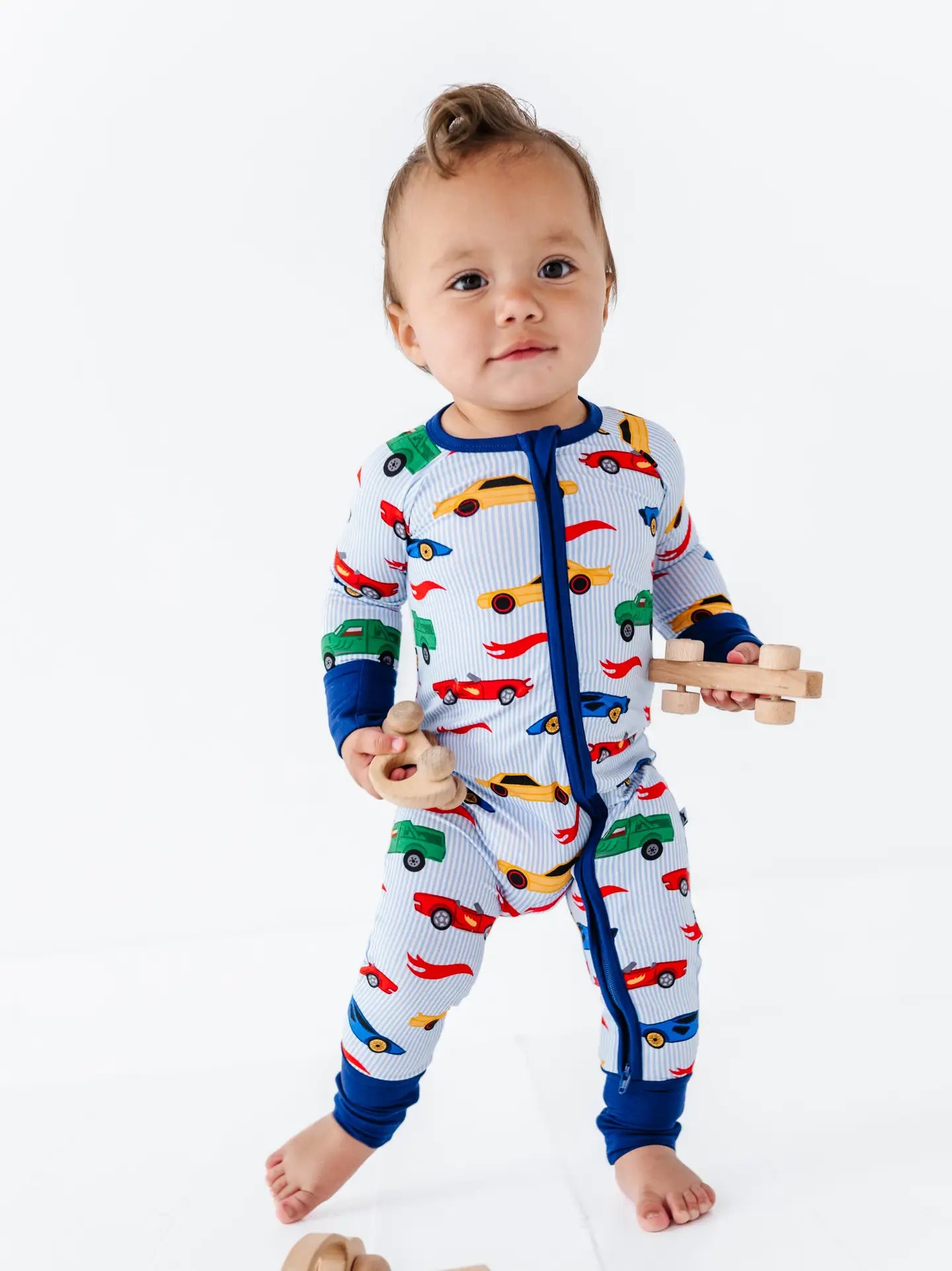 Racing Stripes Convertible Footie