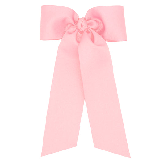 King Grosgrain Streamer Hair Bow - Pink