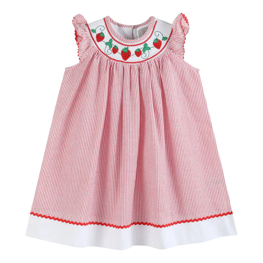 Strawberry Smocked Dress