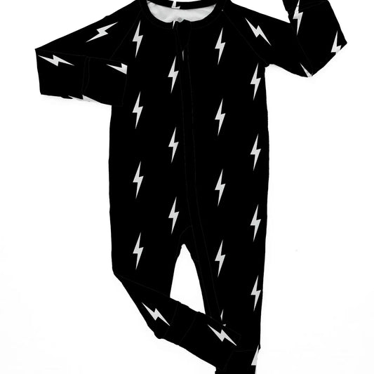 Lightning Bolt Bamboo Romper