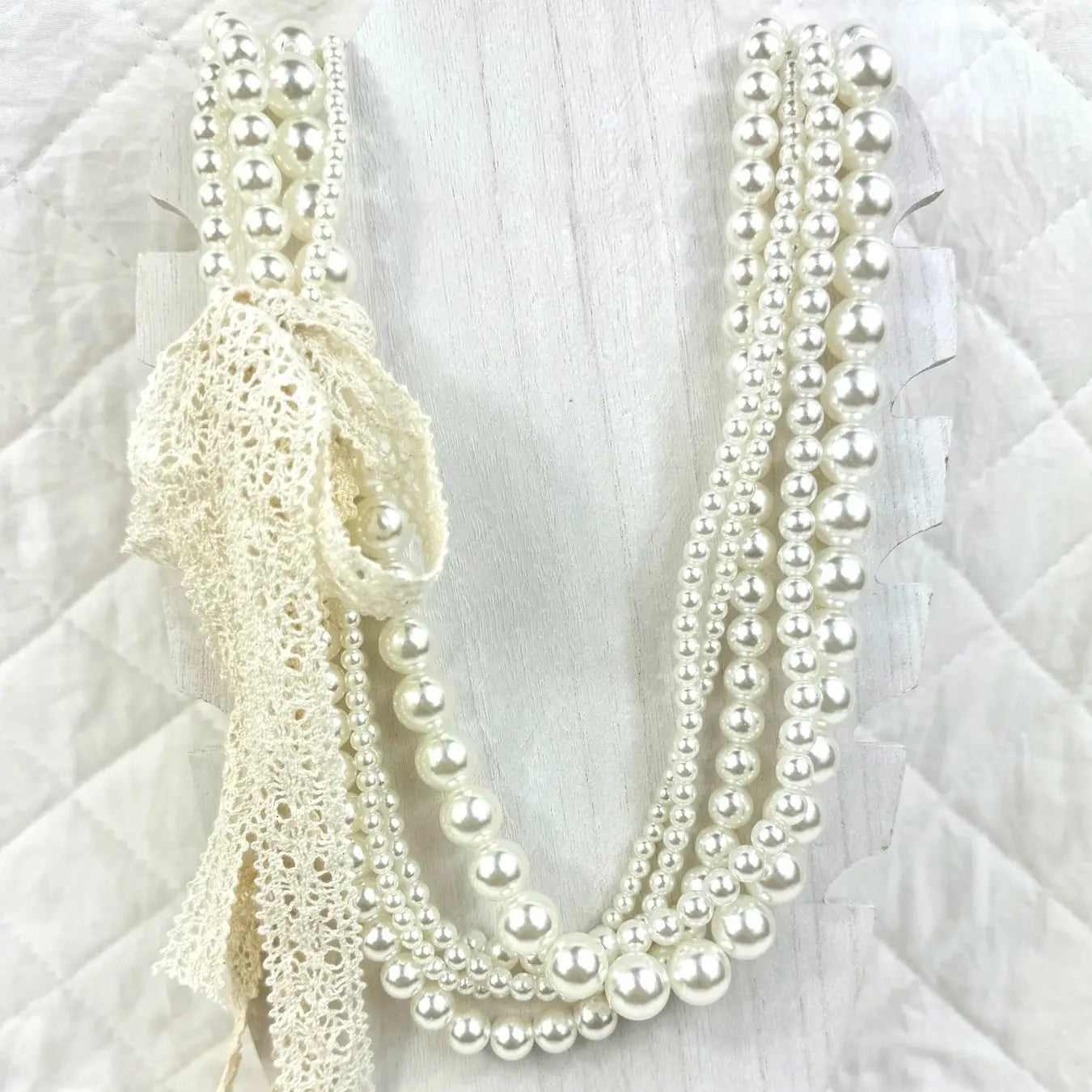 Multi-Strand Pearl Necklace