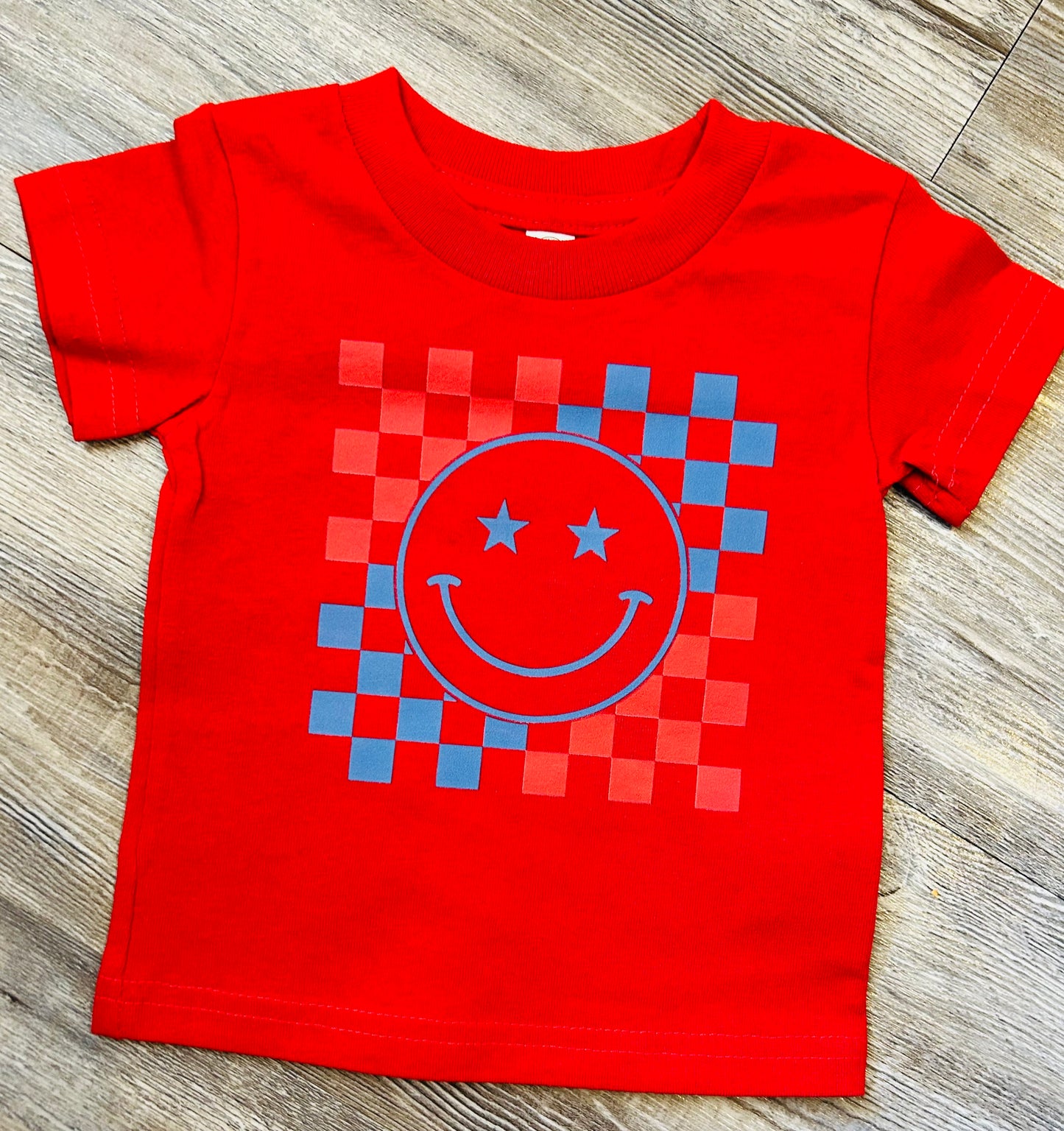 Patriotic Smiley Face Tee