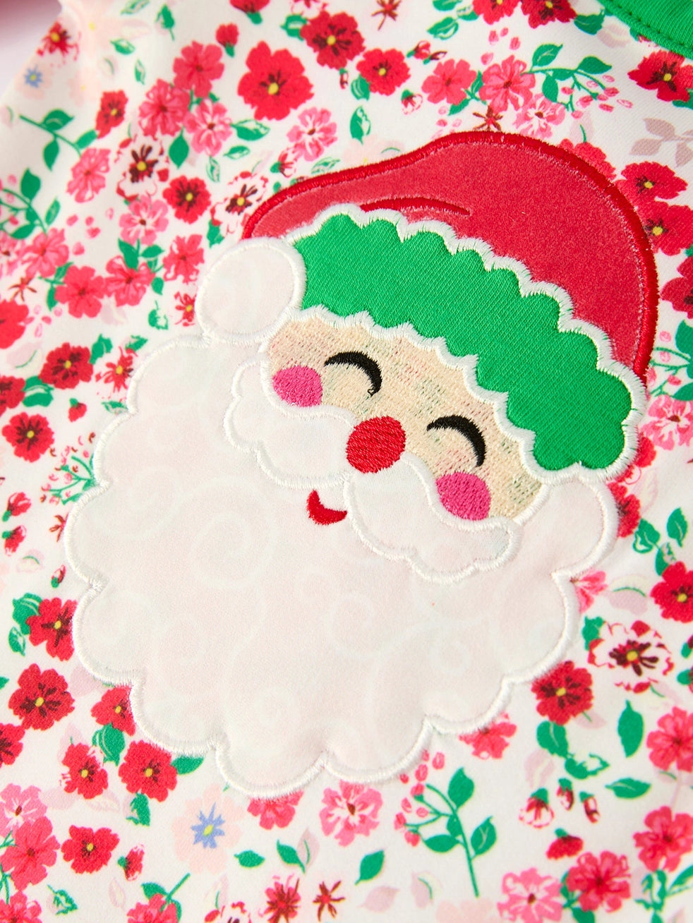 Santa Floral Romper