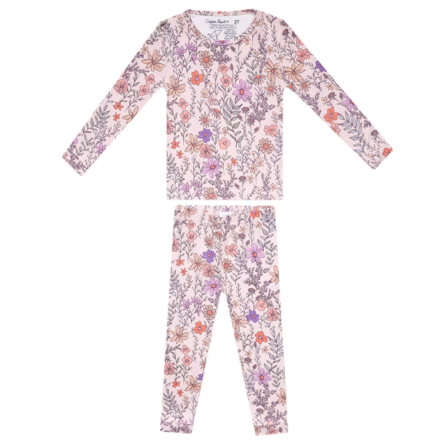 Long Sleeve PJ Set - Flora
