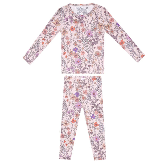 Long Sleeve PJ Set - Flora