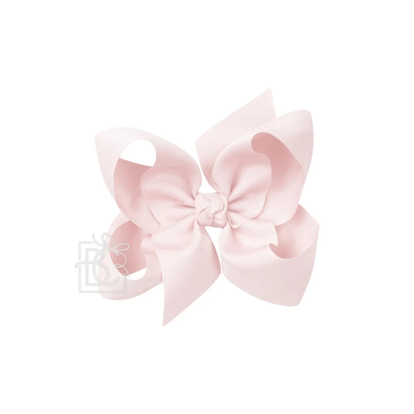 6.5" Powder Pink Grosgrain Bow