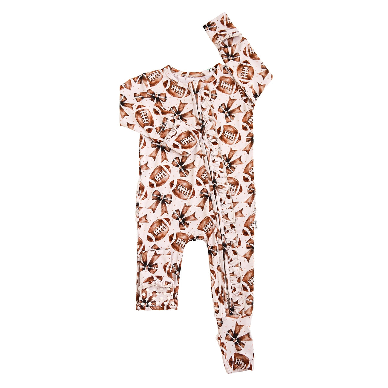 Blaire Bows Ruffle Zip