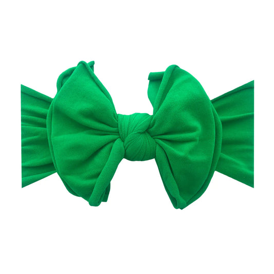 FAB-BOW-LOUS Headband - kelly green