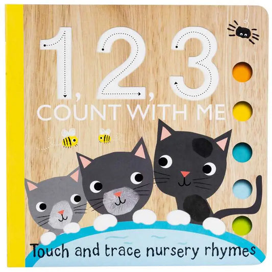 Touch and Trace 1, 2, 3 Count with Me Board Book