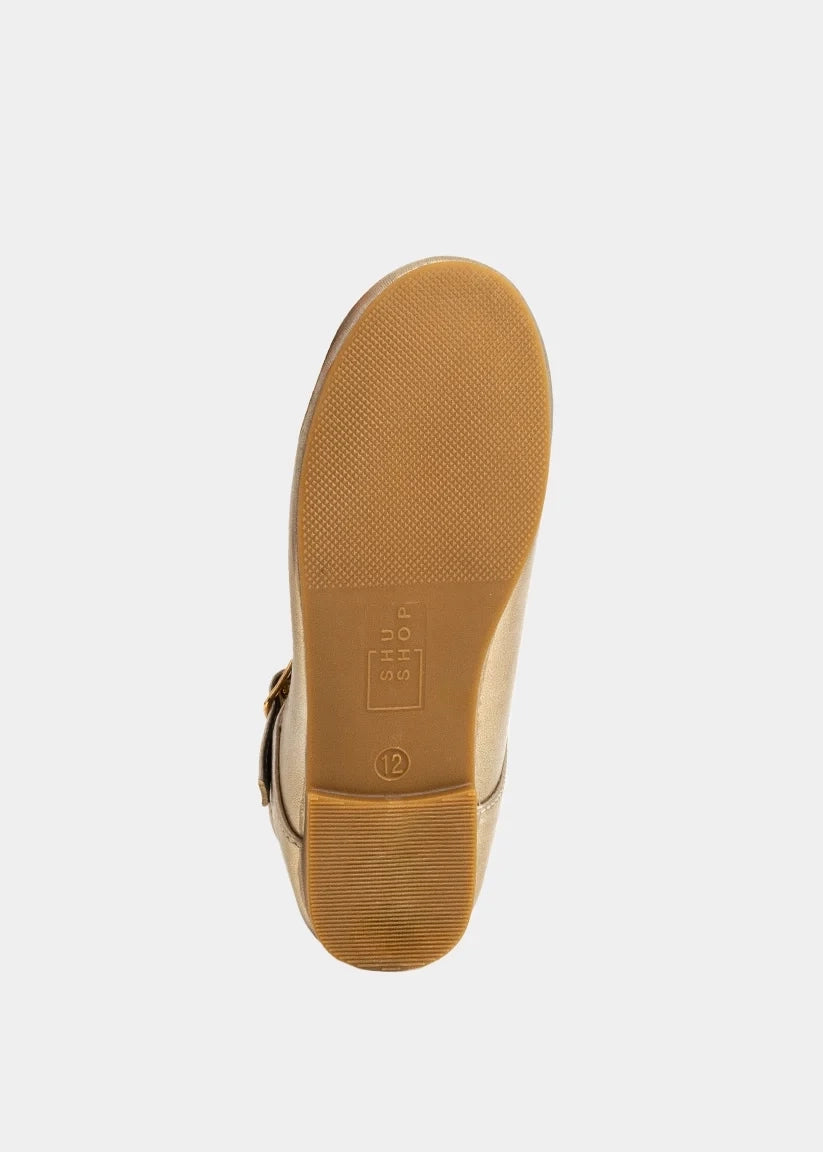 Agatha Light Gold Mary Jane Shoe