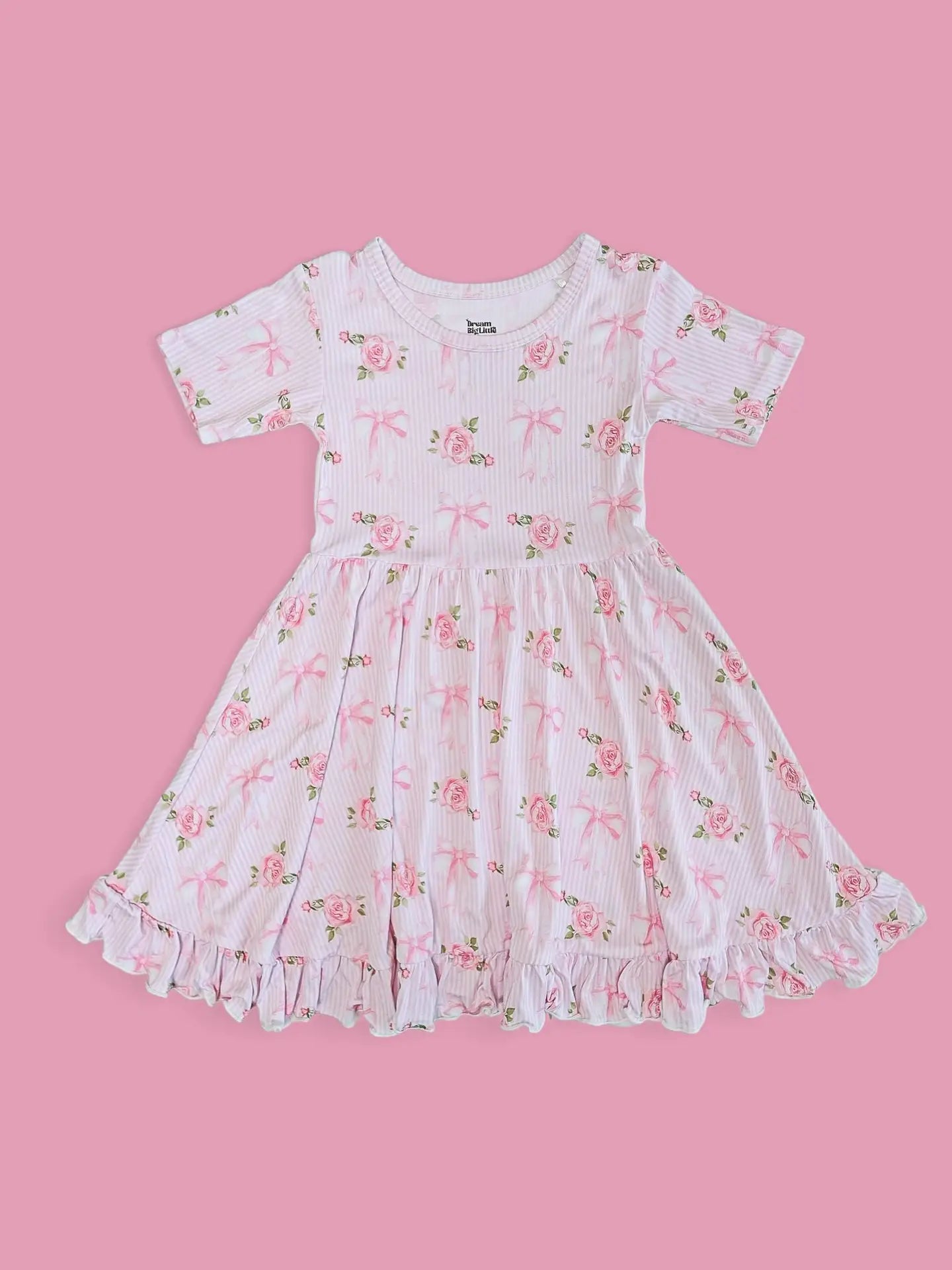 Bloom & Bow Ruffle Dress