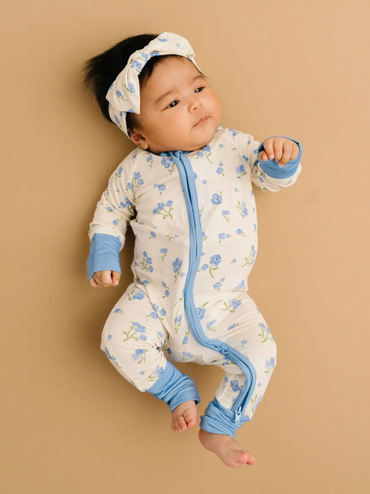 Blue Blooms Bamboo Sleeper