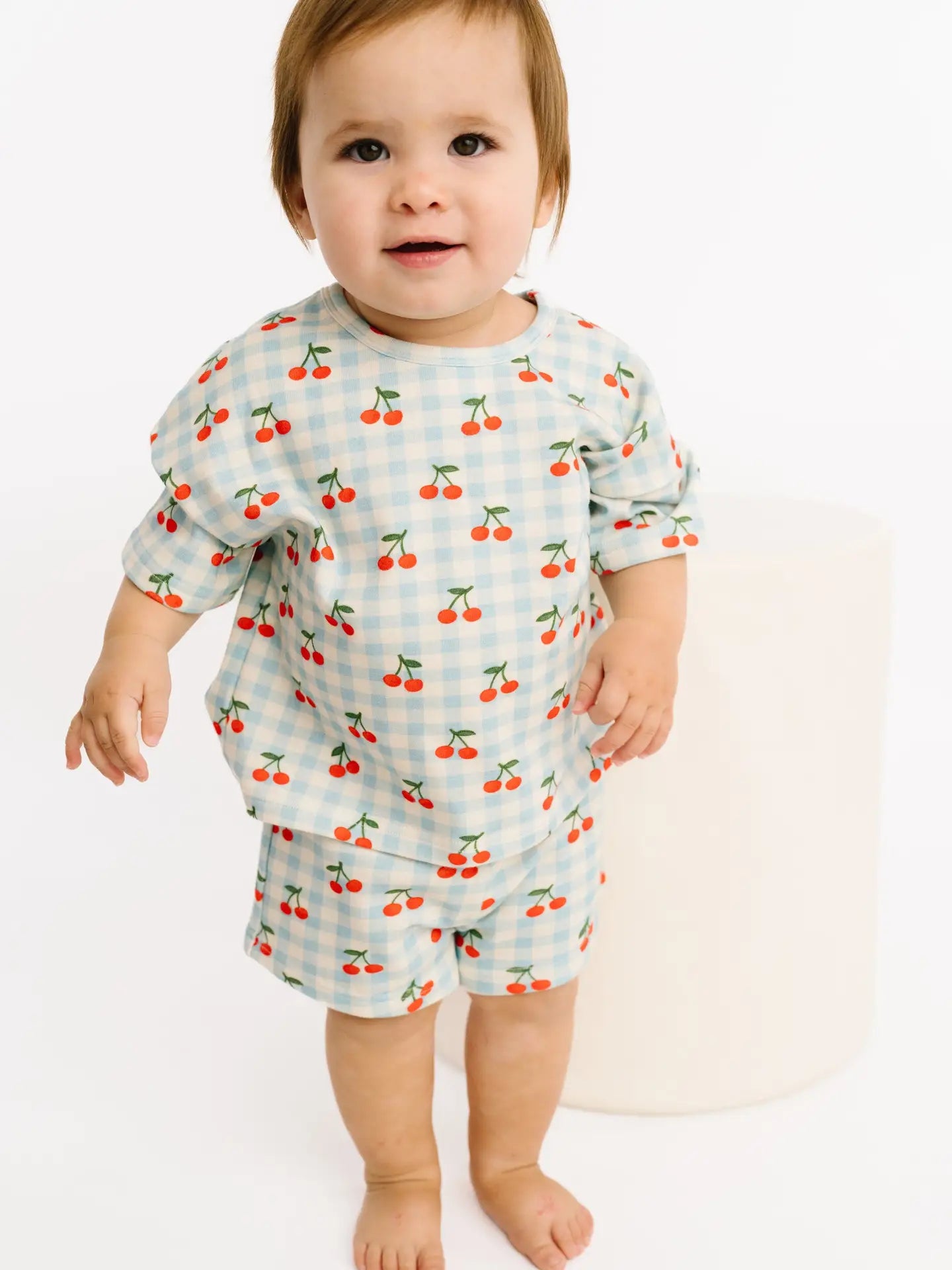 Cherry Picnic Slouchy Set