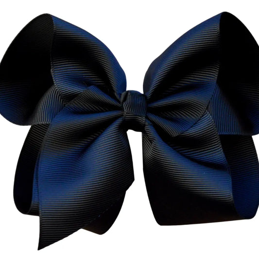 6 Inch Solid Grosgrain Hair Bow