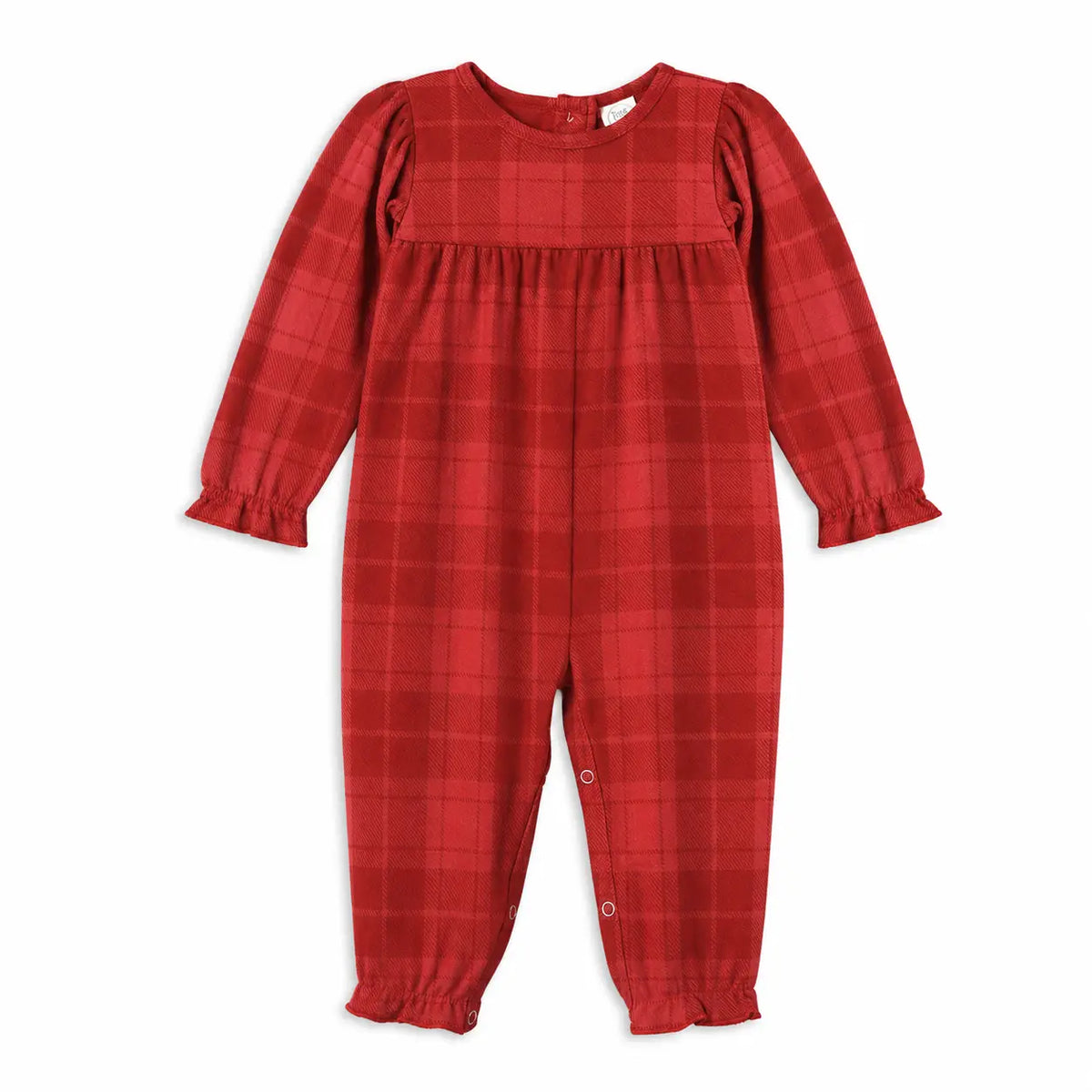 Red Plaid Romper