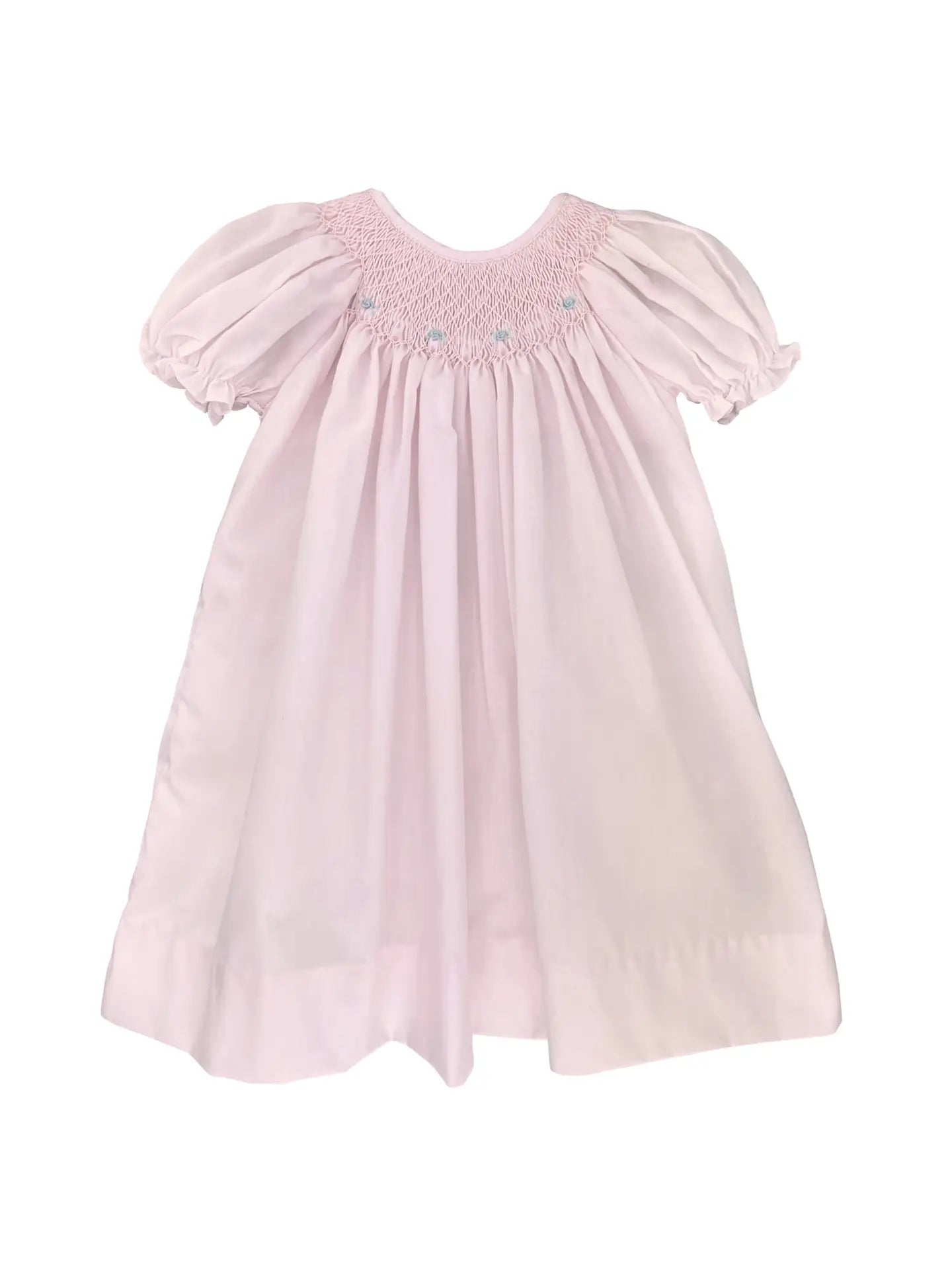 Smocked Daygown - Pink