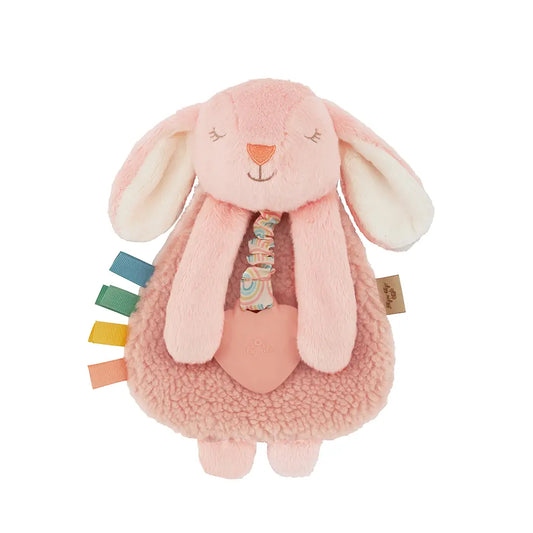 Itzy Lovey™ Ana the Bunny Plush with Silicone Teether Toy