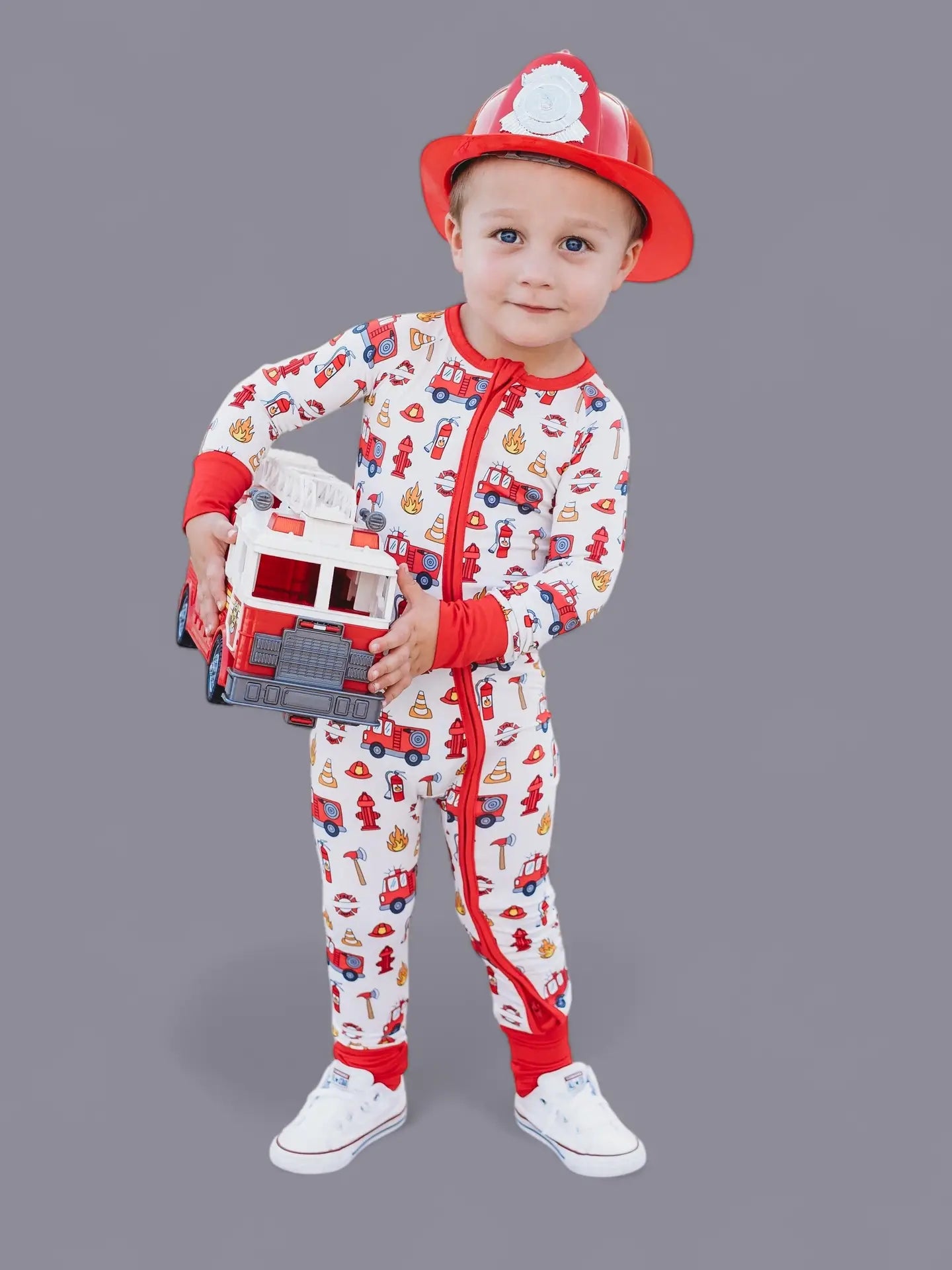 Firehouse Heroes Romper