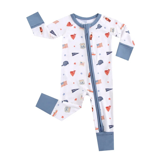 Route 66 Zippered Romper