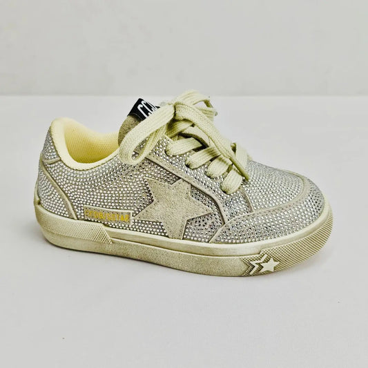 Sparkle Star Sneakers - Gold