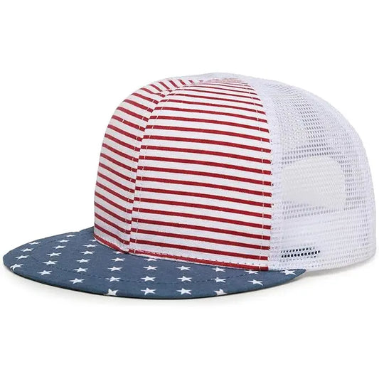 USA Flag Trucker Hat