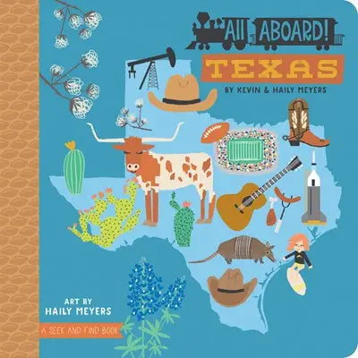 All Aboard!  Texas Board Book