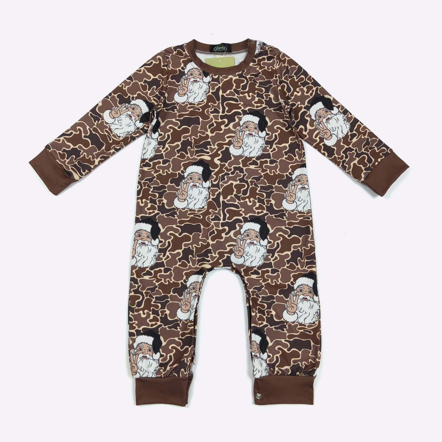 Camo Santa Romper