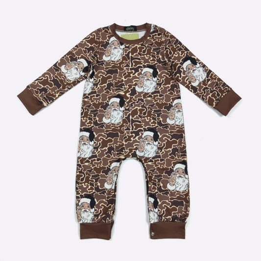 Camo Santa Romper