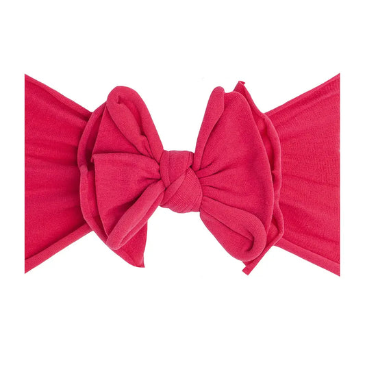 FAB-BOW-LOUS Headband - cranberry