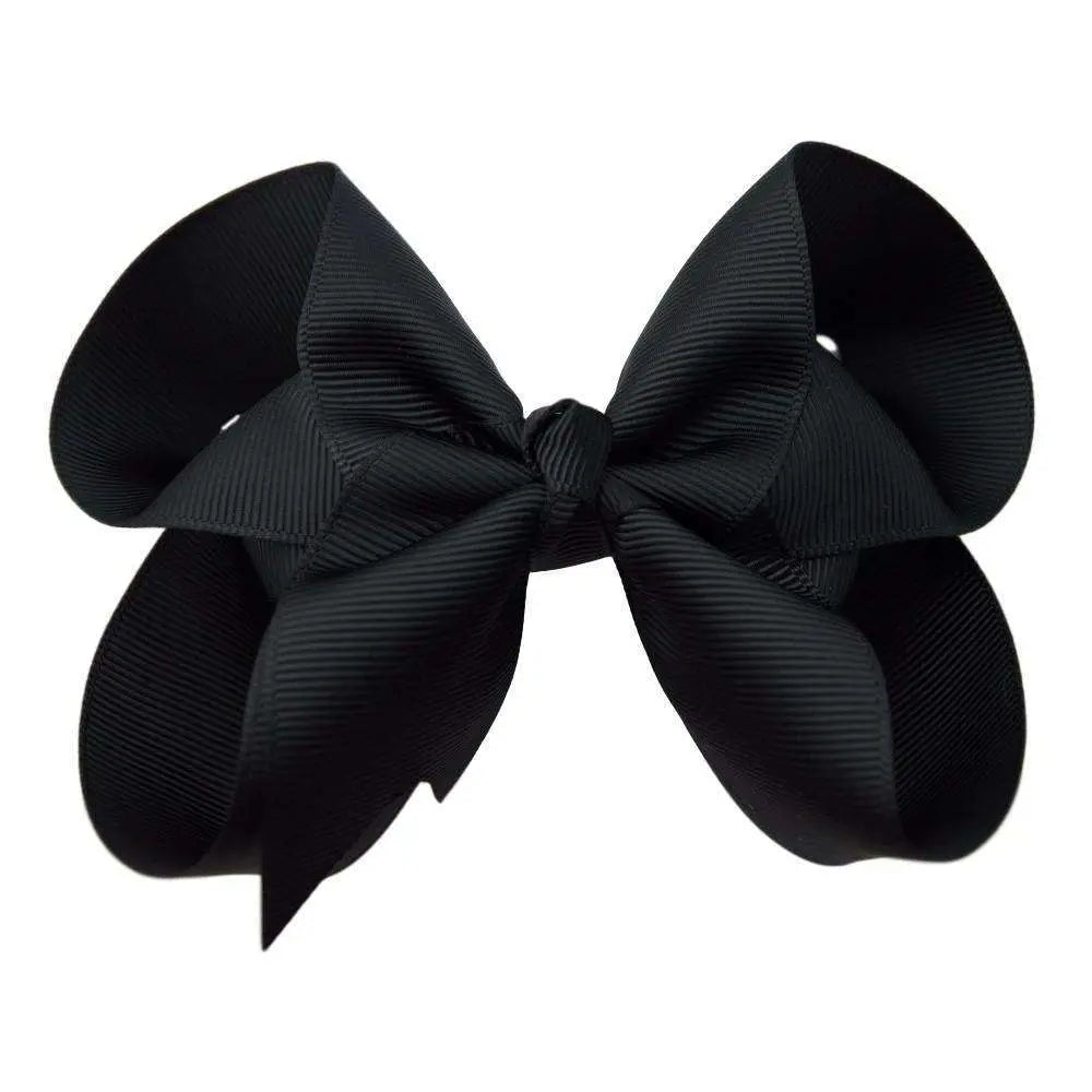 4 Inch Solid Grosgrain Hair Bow