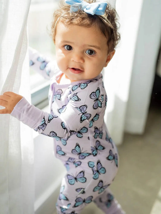 Purple Butterfly Zippy