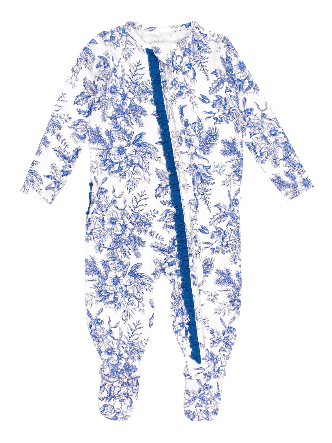 Winter Bliss Toile Footed Sleeper