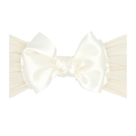 Satin Fab Headband - Ivory