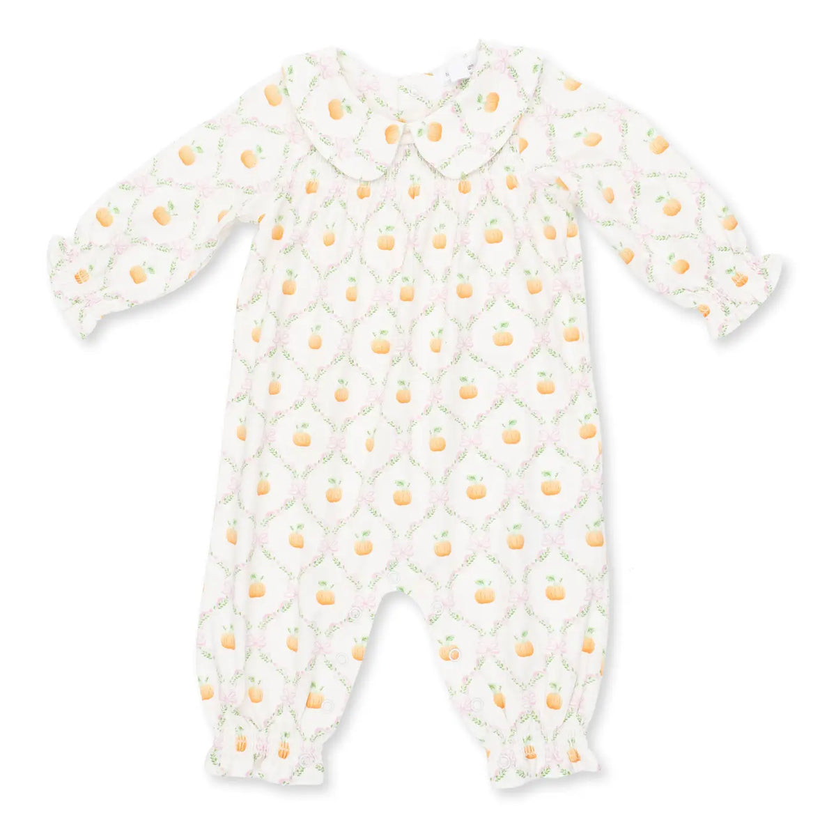 Pretty Pumpkin Trellis Romper