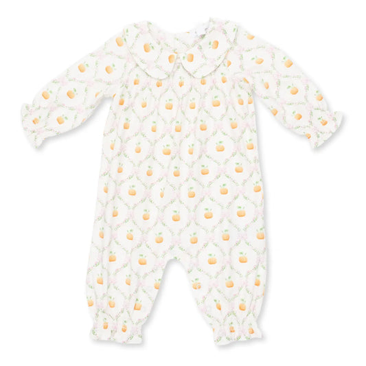 Pretty Pumpkin Trellis Romper