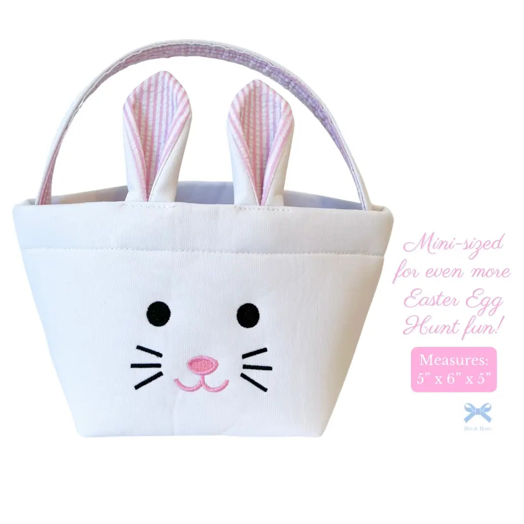 Bitty Bunny Easter Basket - Pink