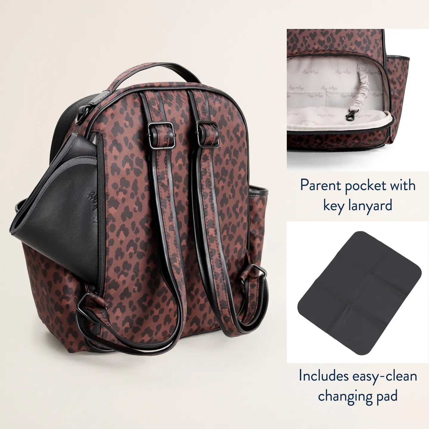 New Leopard Itzy Mini Plus Diaper Bag