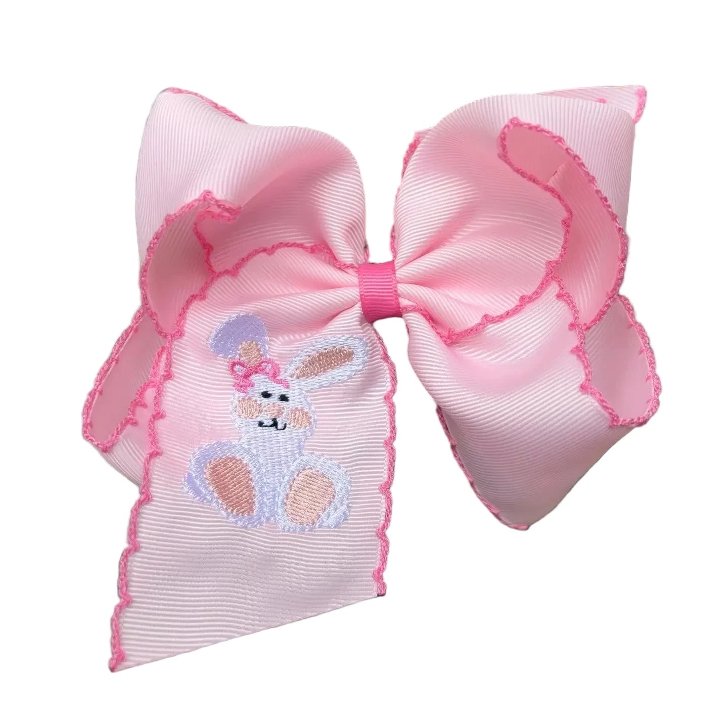 Easter Rabbit Pink Hair Bow